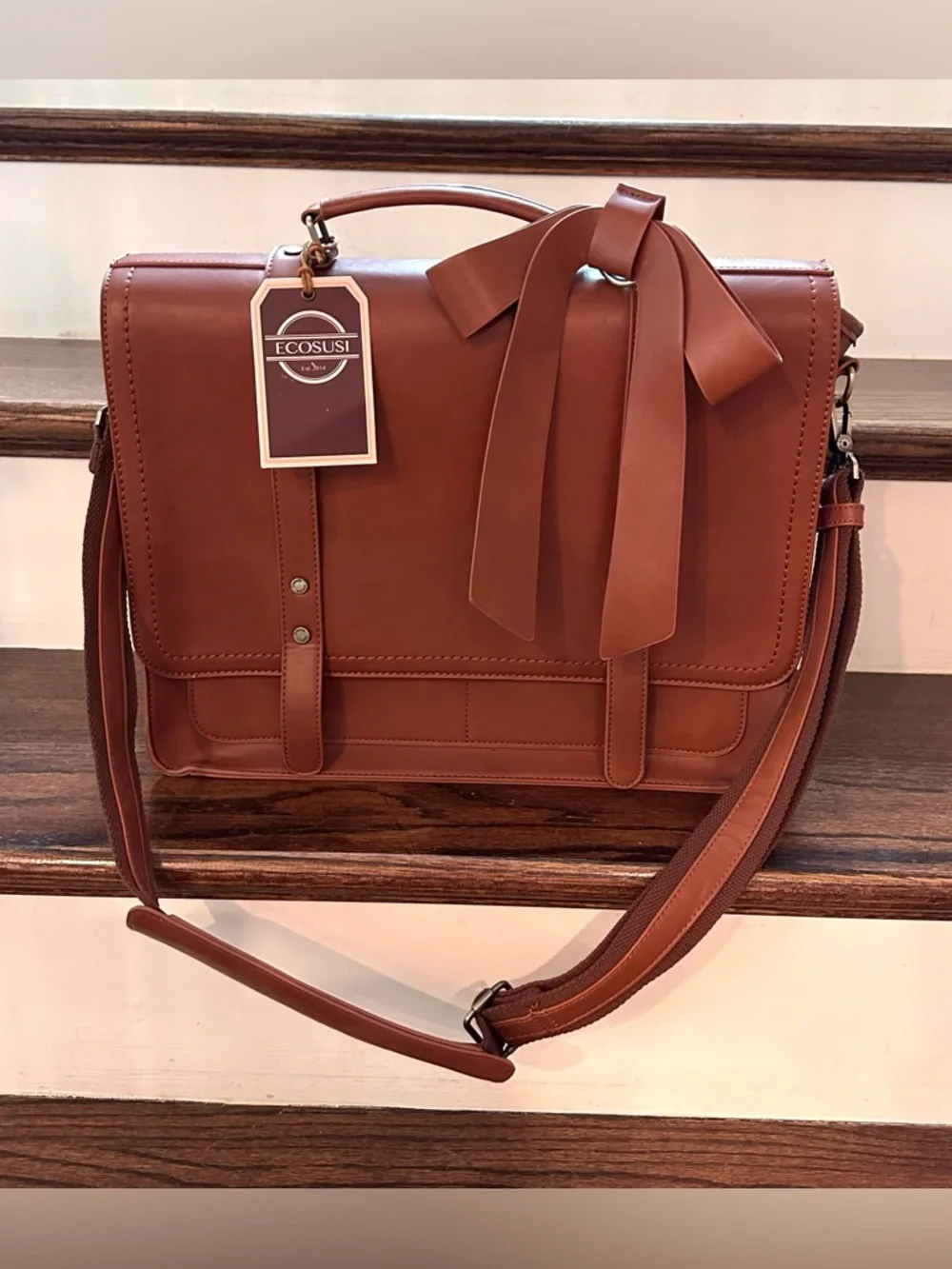 Ecosusi detachable bow briefcase NWT